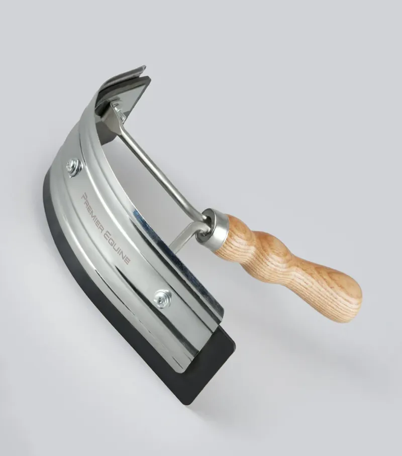 Smart Grooming Wooden Handle Sweat Scraper