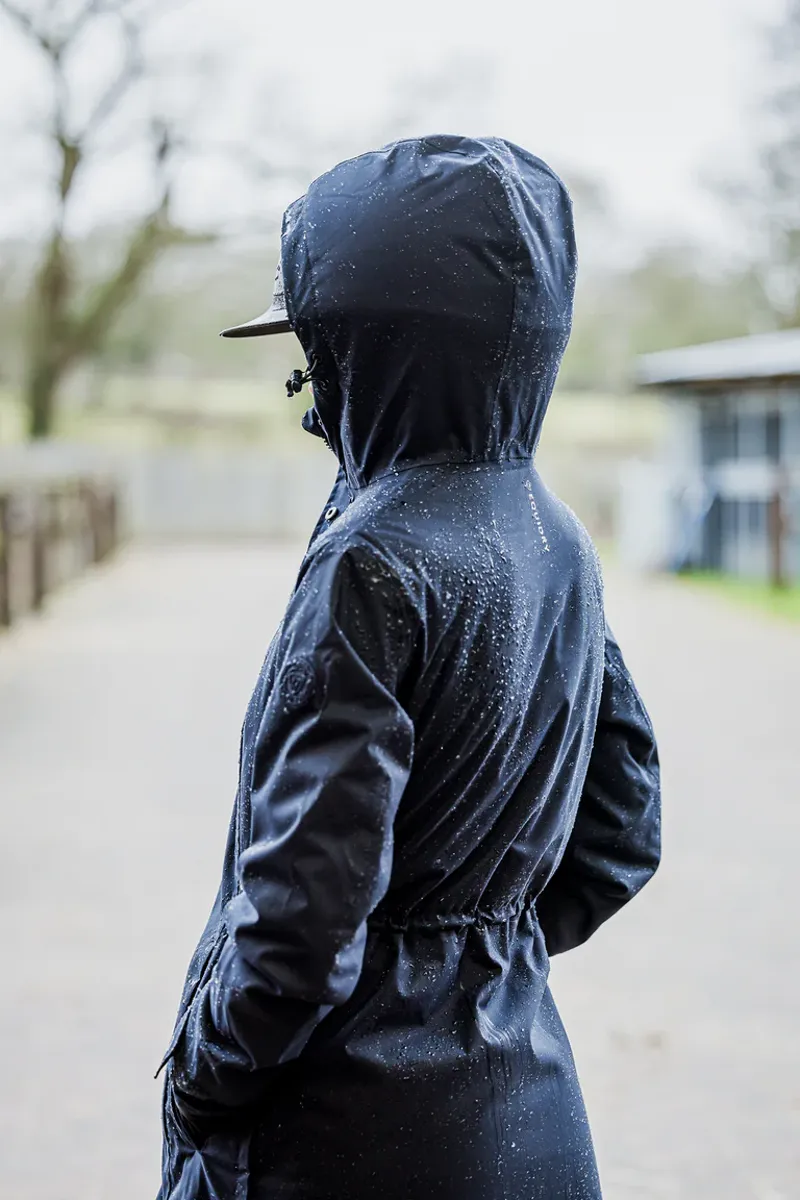 EQUIDRY BRONTE Ladies Fitted Waterproof Jacket - Navy-4