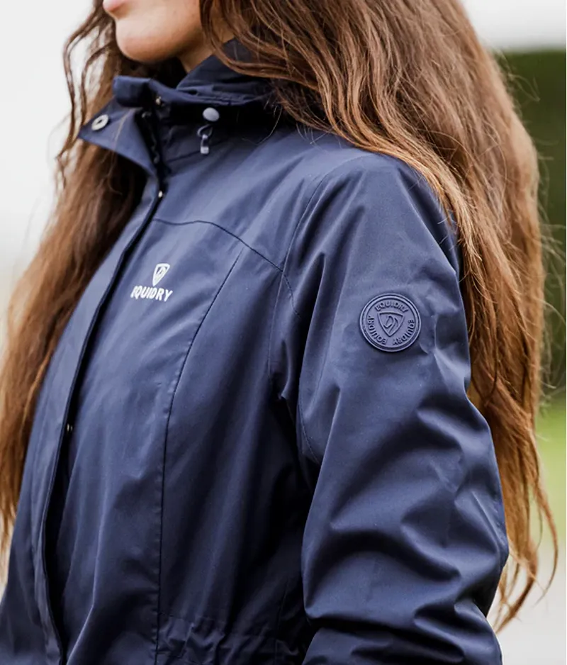 EQUIDRY BRONTE Ladies Fitted Waterproof Jacket - Navy-3