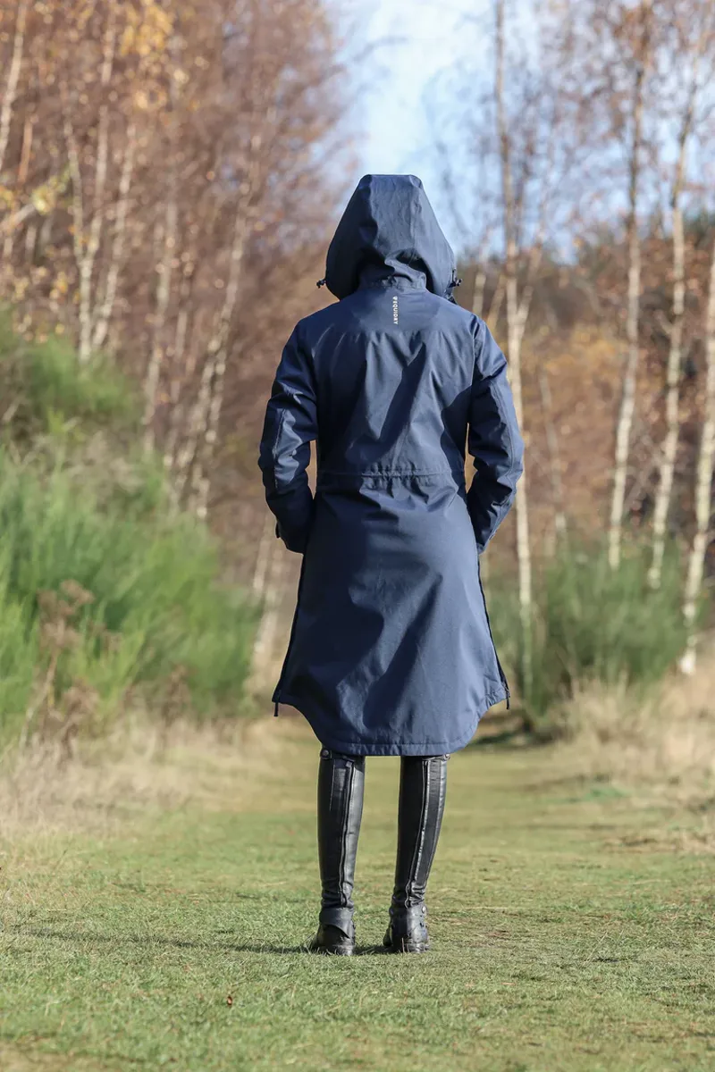 EQUIDRY BRONTE Ladies Fitted Waterproof Jacket - Navy-2