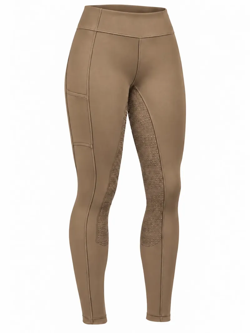 Hatton Park Orleton Winter Riding Tights - Brown