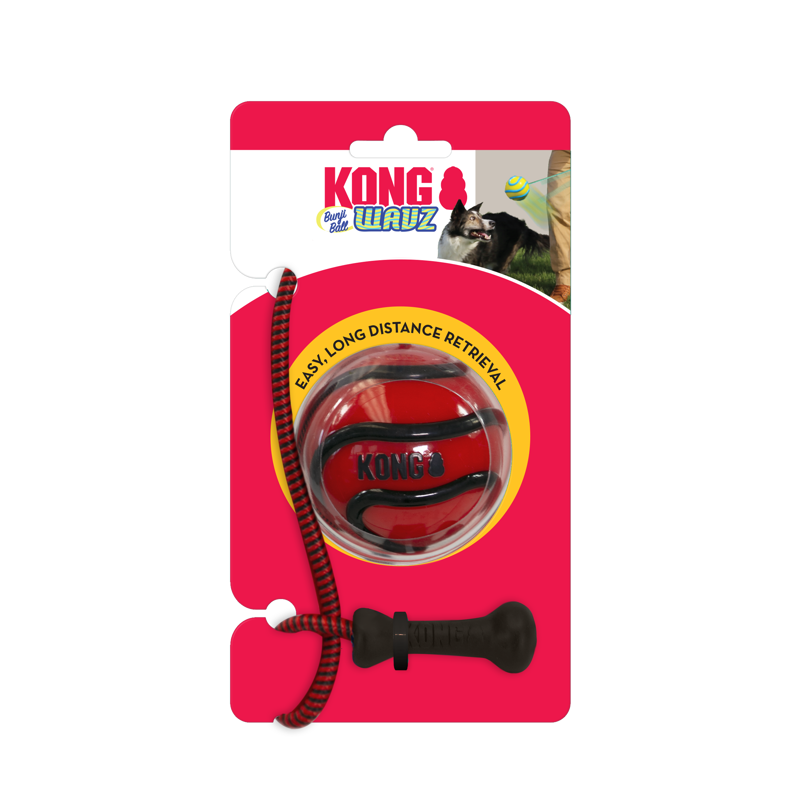KONG Wavz Bunji Ball - Assorted Colours-1