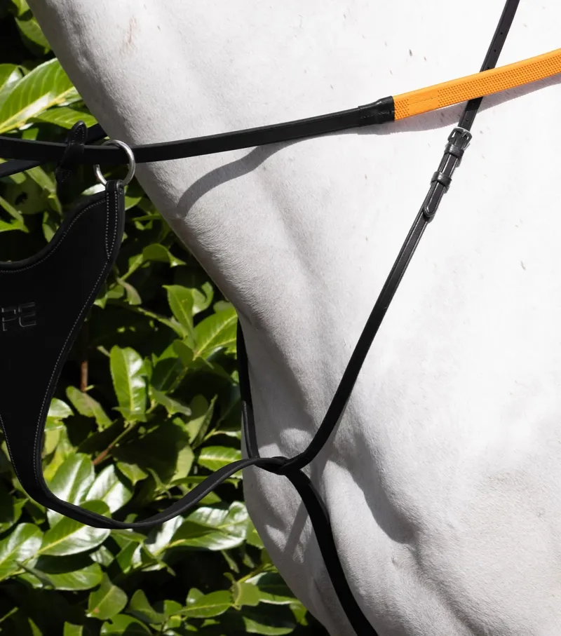 Premier Equine European Bib Martingale - Black-1