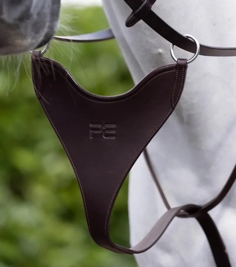 Premier Equine European Bib Martingale - Dark Havana