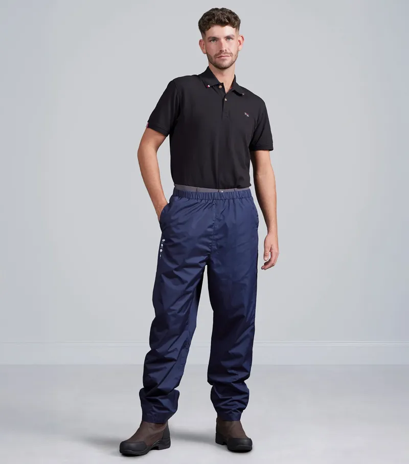 Premier Equine Bronte Men's Waterproof Trousers - Navy