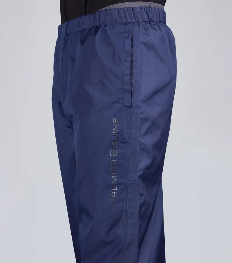 Premier Equine Bronte Men's Waterproof Trousers - Navy-4