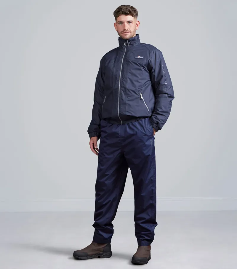 Premier Equine Bronte Men's Waterproof Trousers - Navy-2