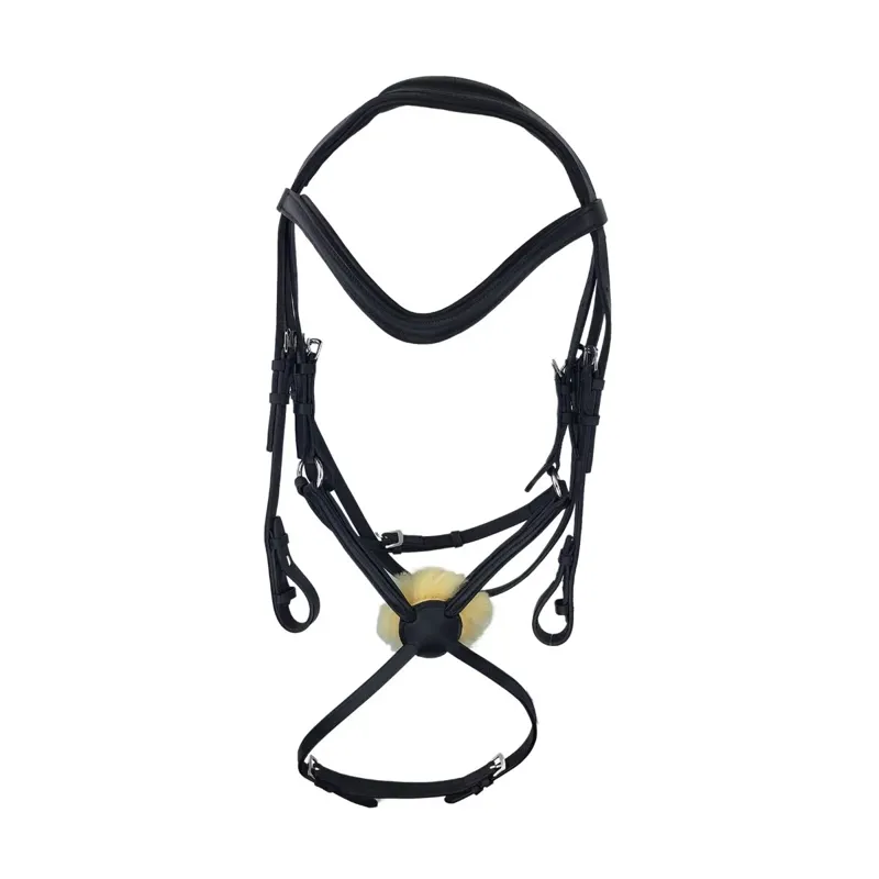 Cameo Anatomic Grackle Bridle - Black