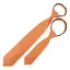 Cameo Adults Zip Show Tie - Orange - One Size