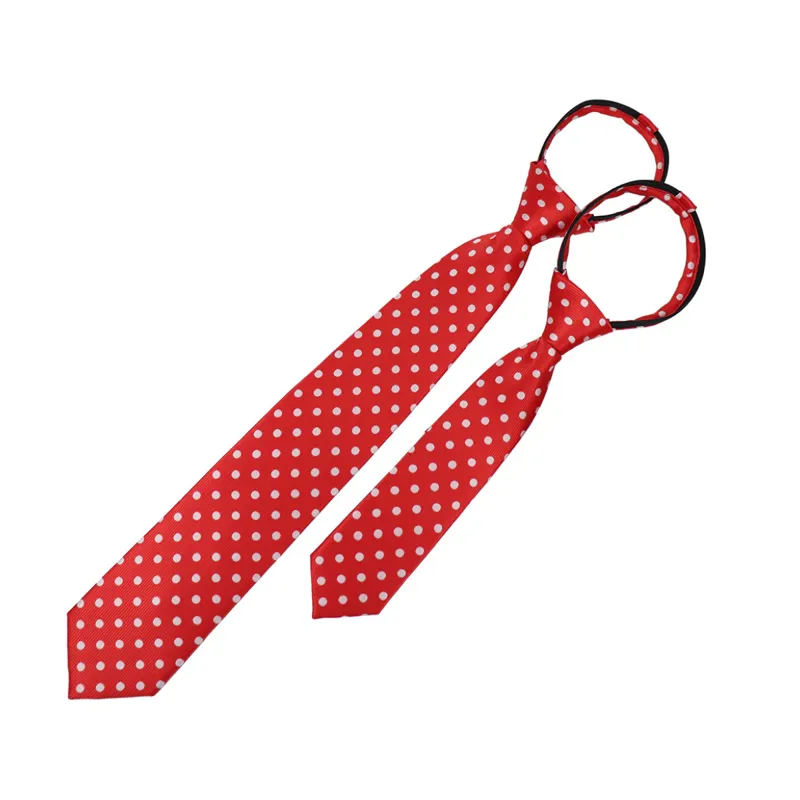 Cameo Junior Zip Show Tie - Red - One Size