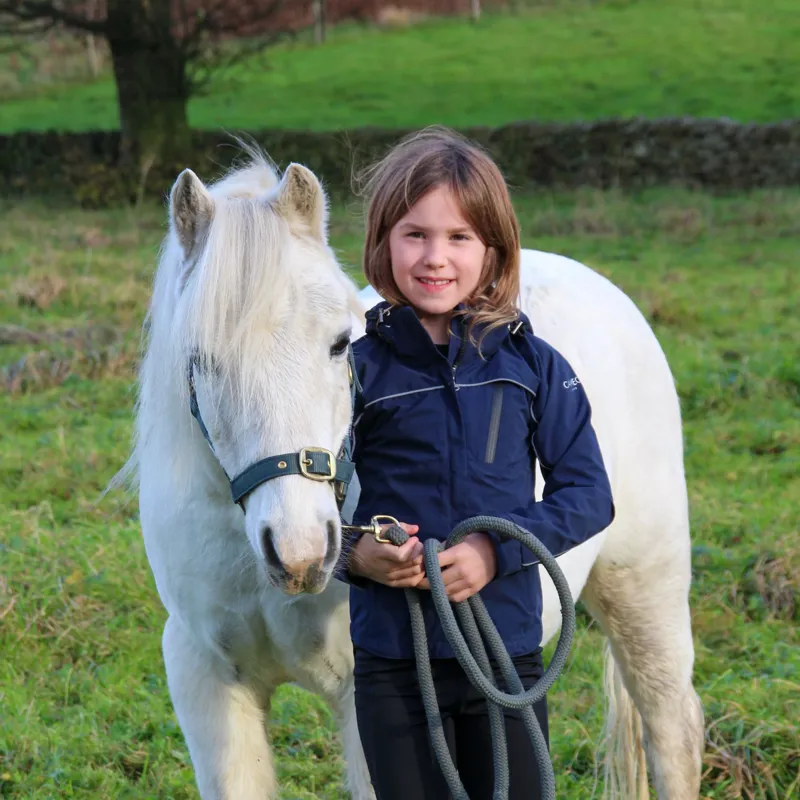 Cameo Junior Riding Jacket - Navy-6