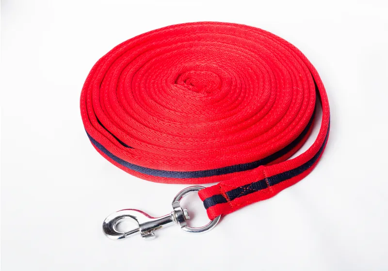 Cameo Elite Lunge Line - Red - One Size