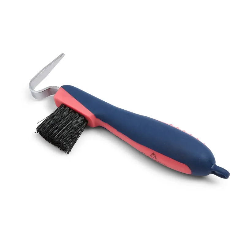 Cameo Hoof Pick with Brush - Strawberry Pink - One Size