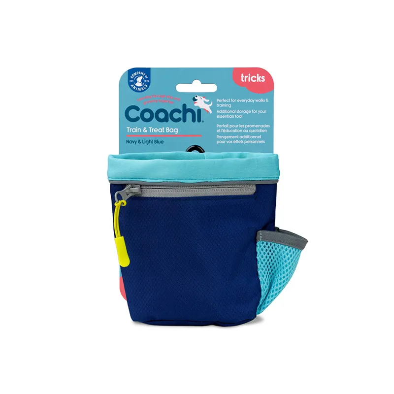 Coachi Train and Treat Bag - Navy/Light Blue
