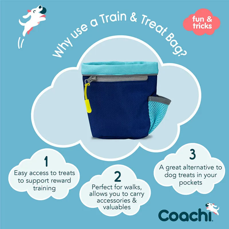 Coachi Train and Treat Bag - Navy/Light Blue-3