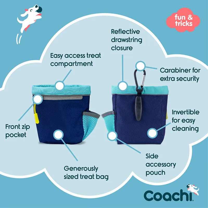 Coachi Train and Treat Bag - Navy/Light Blue-2
