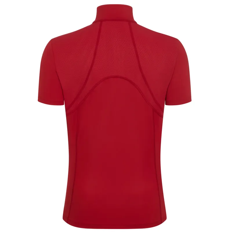 LeMieux Mia Mesh Short Sleeve Base Layer - Chilli-1