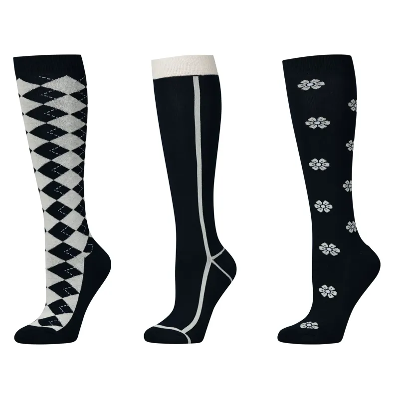 Dublin 3 Pack Socks - Classic Navy