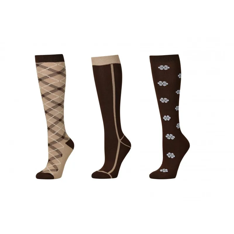 Dublin 3 Pack Socks - Classic Neutral