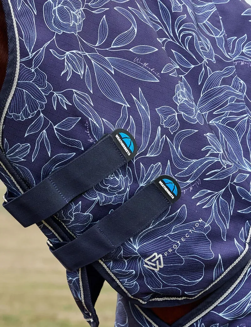 WeatherBeeta Comfitec Limited Edition Turnout Combo Rug 220g - Floral Print-1