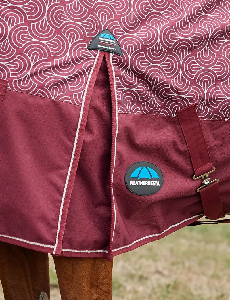 WeatherBeeta Comfitec Limited Edition 220g Turnout Combo Rug - Bit Print-2