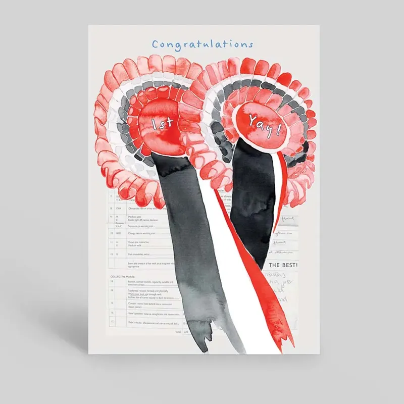 Deckled Edge Arena Congratulations Card