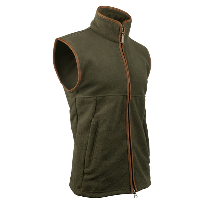 Jack Pyke Countryman Men's Fleece Gilet - Dark Olive-1