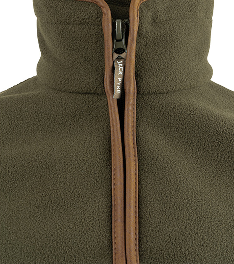 Jack Pyke Countryman Men's Fleece Gilet - Dark Olive-4