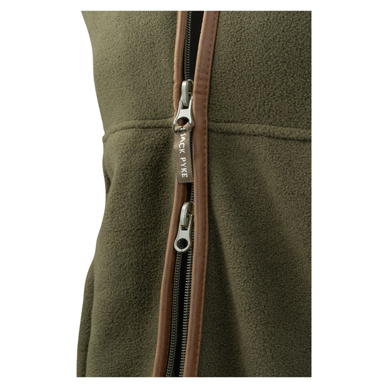 Jack Pyke Countryman Men's Fleece Gilet - Dark Olive-7