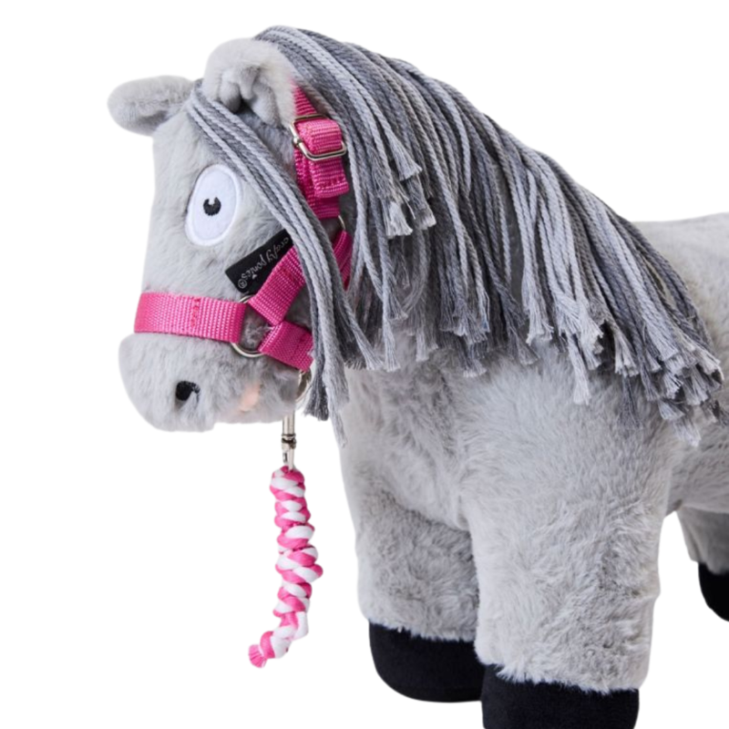 Crafty Ponies x Horseware Headcollar and Leadrope - Witney Pink