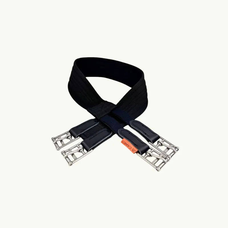 Cameo Cushion Girth No Elastic - Black