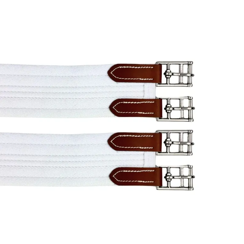 Cameo Cushion Girth - No Elastic - White