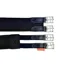 Cameo Cushion Girth - Elastic One End - Black