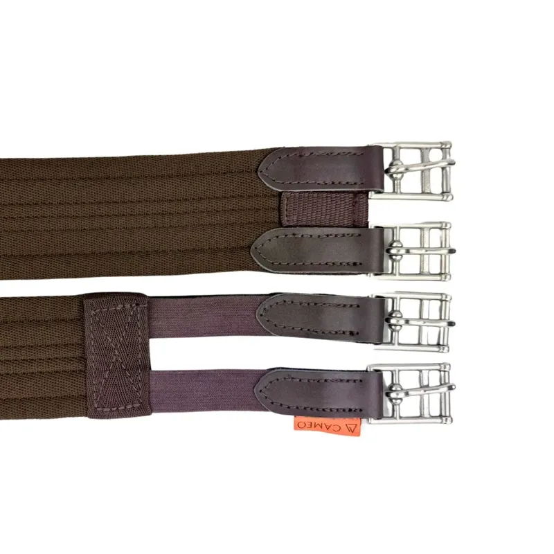Cameo Cushion Girth Elastic One End - Brown-1