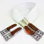 Cameo Cushion Girth - Elastic One End - White