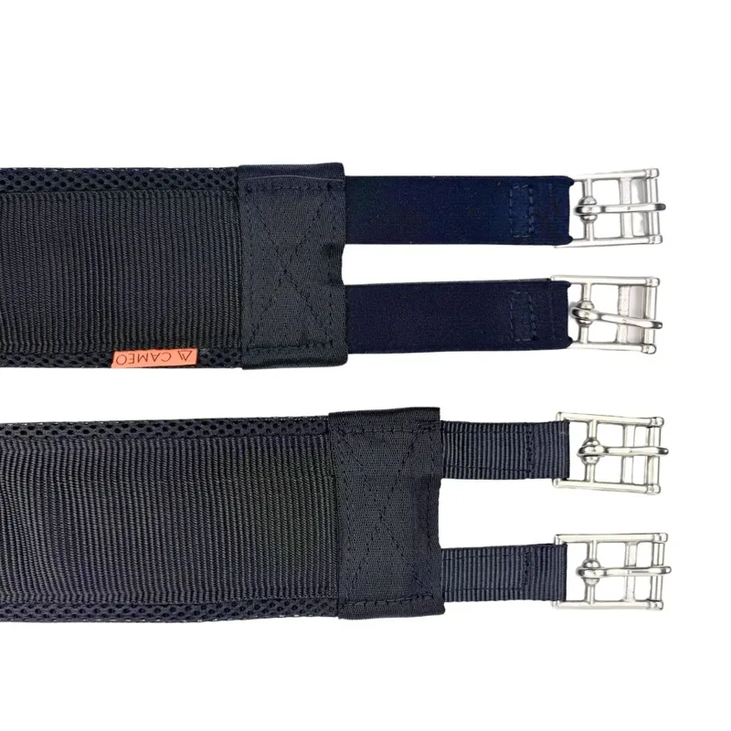 Cameo Air Girth - Elastic One End - Black-1