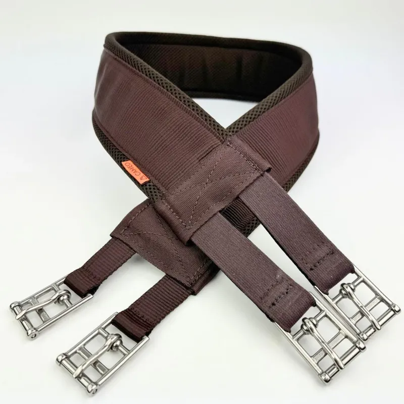Cameo Air Girth - Elastic One End - Brown