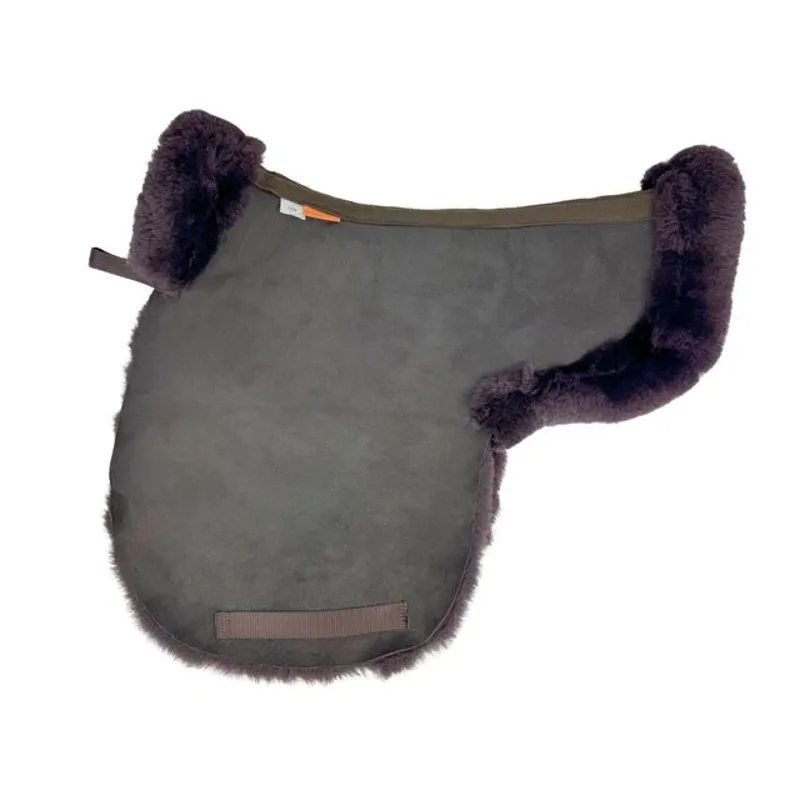 Cameo Lambswool Numnah - Show - Brown-1