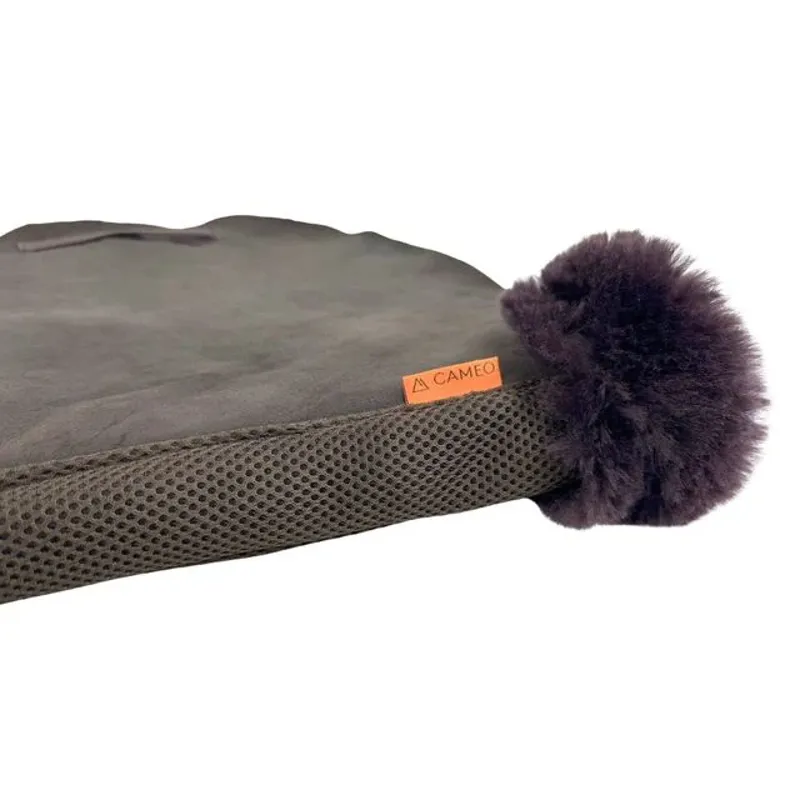 Cameo Lambswool Numnah - Working Hunter - Brown-3