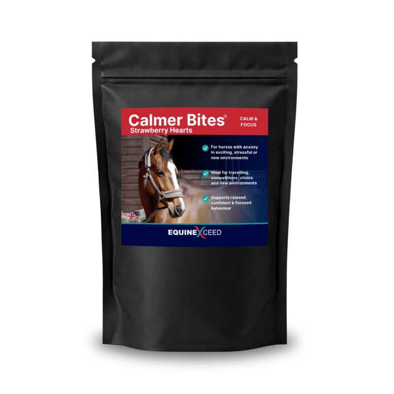 Equine Exceed Calmer Bites Strawberry Hearts - 30 bites