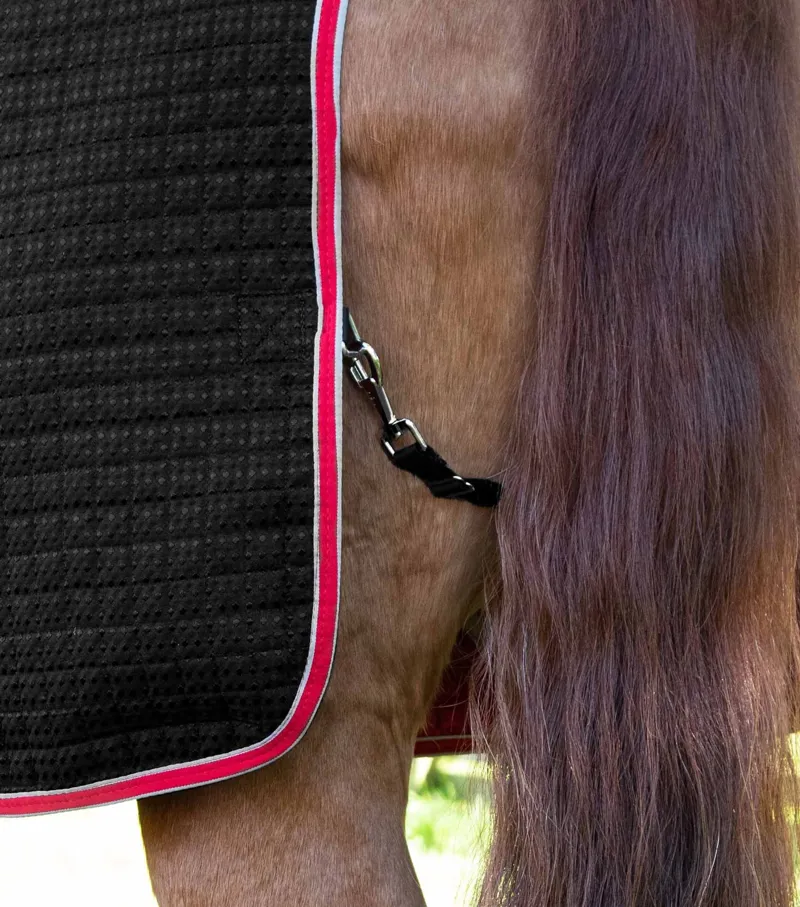 Premier Equine Clip On Adjustable Tail Strap - Black-3