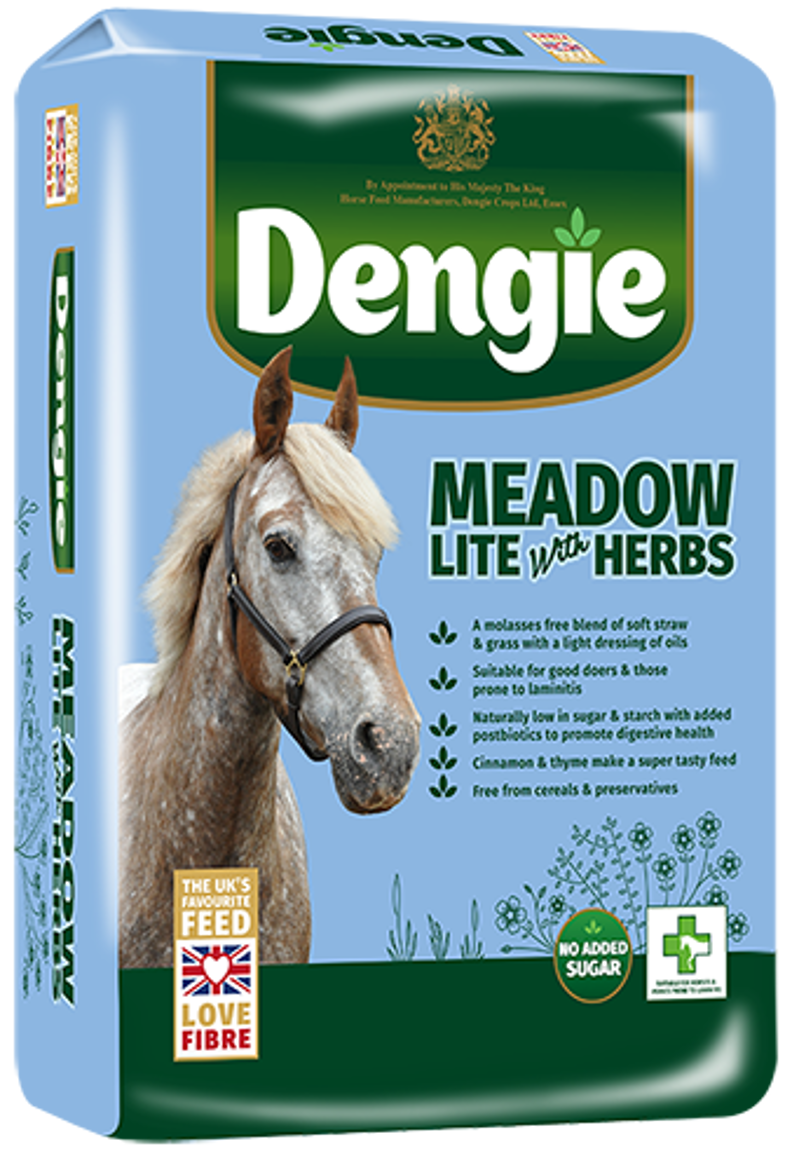 Dengie Meadow Lite with Herbs Horse Feed - 15kg