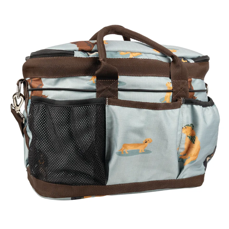 Hy Equestrian It's A Dog's Life Grooming Bag - Dusty Blue-1