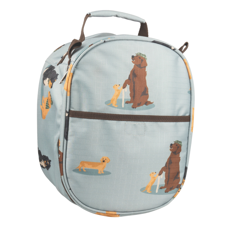 Hy Equestrian It's A Dog's Life Hat Bag - Dusty Blue