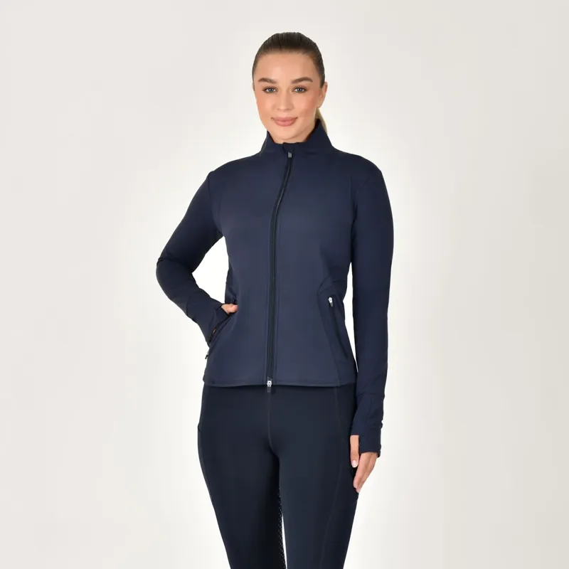 Dublin Versatile Ladies Fitted Zip Through Jacket - Navy