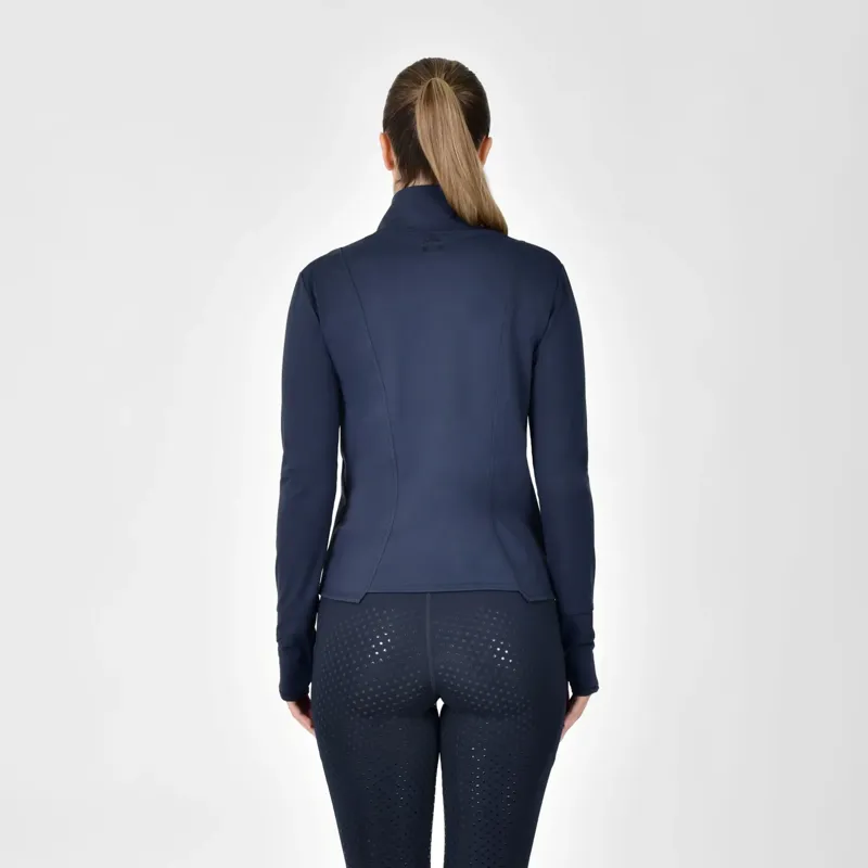 Dublin Versatile Ladies Fitted Zip Through Jacket - Navy-2
