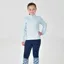 Dublin Breathable Long Sleeve Children's Riding Top - Sky Blue