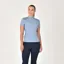 Dublin 1/4 Zip Breathable Short Sleeve Ladies Top - Blue Fog