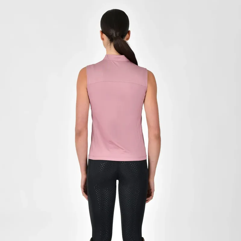 Dublin Breathable Sleeveless Ladies Top - Dusty Rose-1