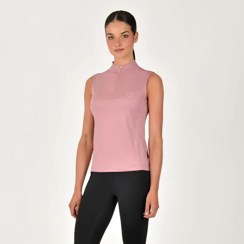 Dublin Breathable Sleeveless Ladies Top - Dusty Rose